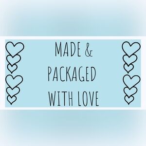 30 STICKERS - 2” x 1” - MADE & PACKAGED ‘WITH LOVE’
